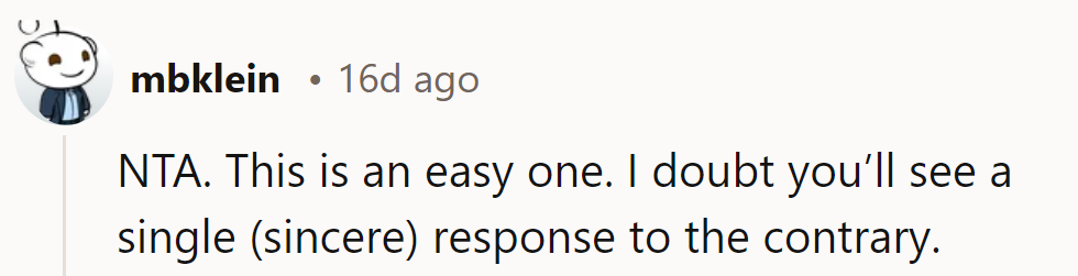 Seems like the consensus is on the side of responsibility.