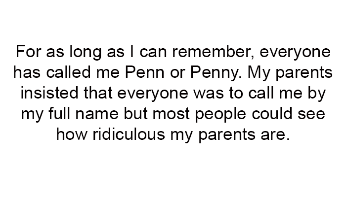 How ridiculous my parents are.