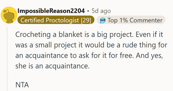 People often forget that “handmade” doesn’t mean “free.” Every stitch costs time, and that’s worth something.