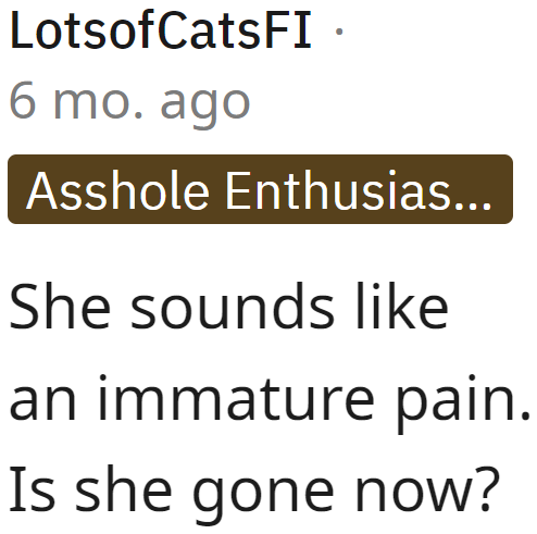 Imagine having to deal with a mother like this.