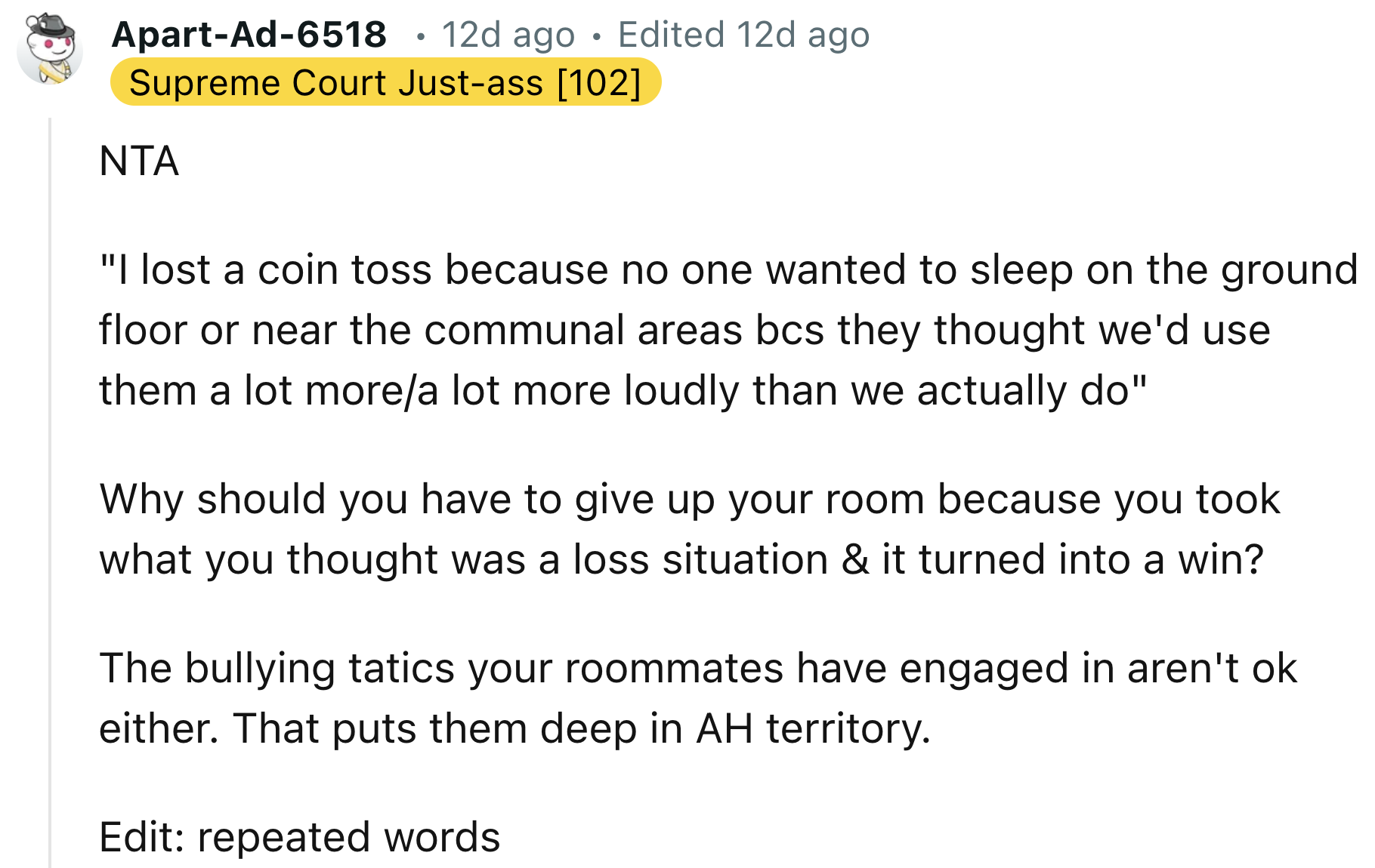 The Bullying Tactics His Roommates Use Are Not Okay