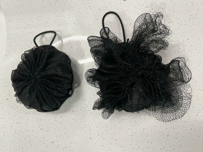 "Brand New Loofah vs. The Same One Bought 5 Years Ago"