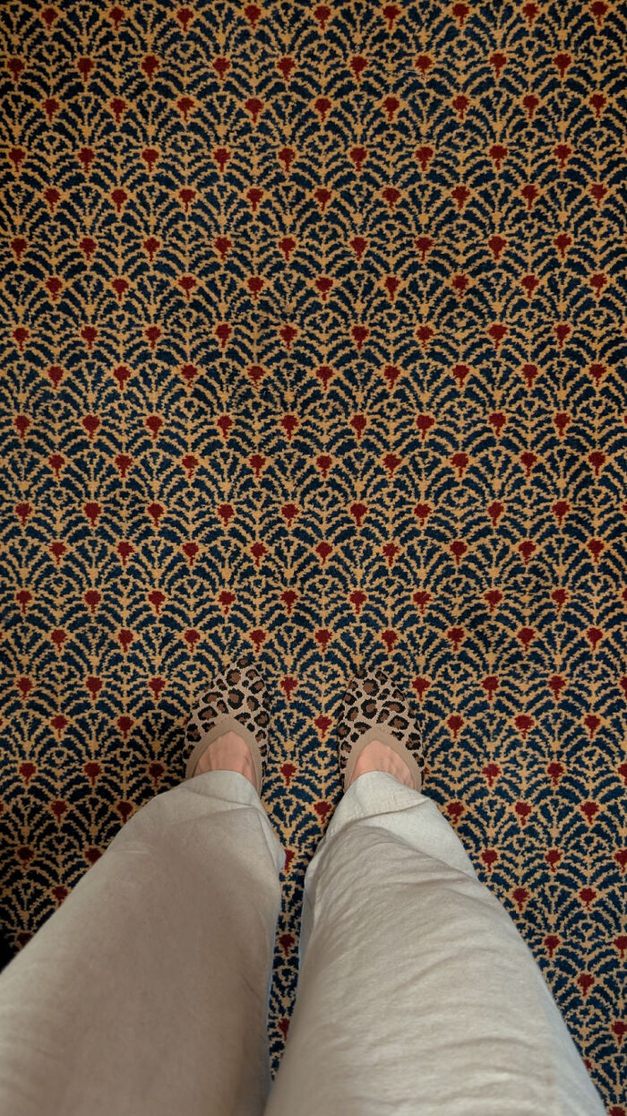 "It took me an hour to find my shoes."