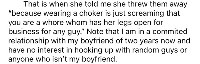 The Redditor's mom said she threw them away because 