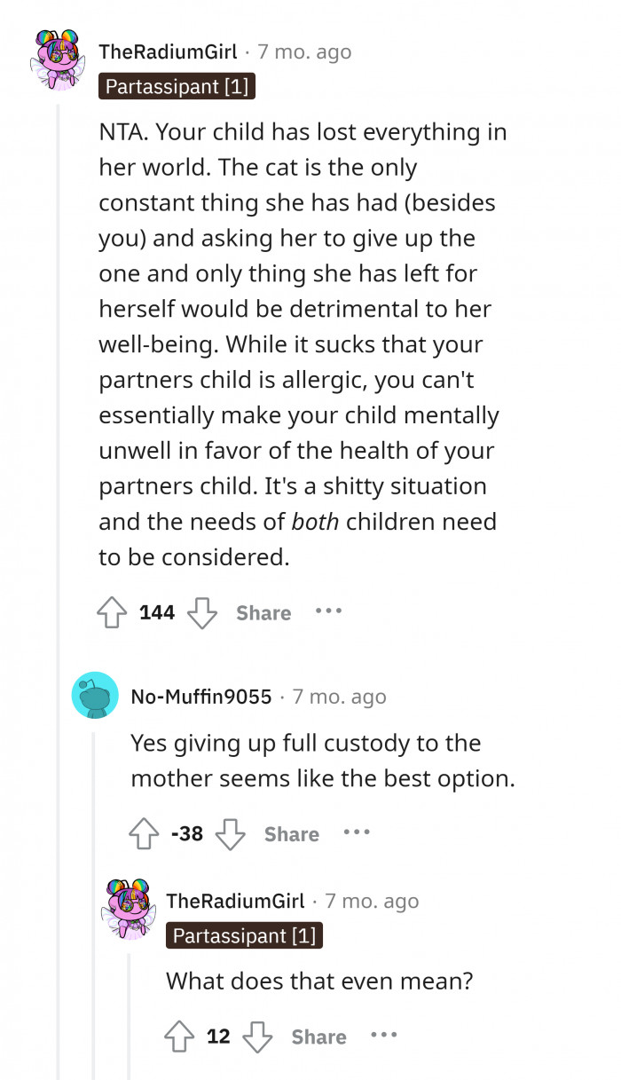 #14 Consider the needs of both children. There are probably other ways to resolve this.