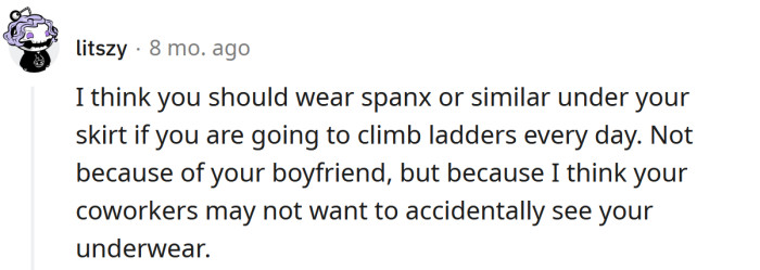 Maybe invest in some Spanx.