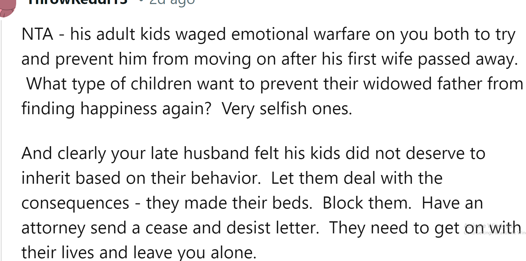 The kids are selfish