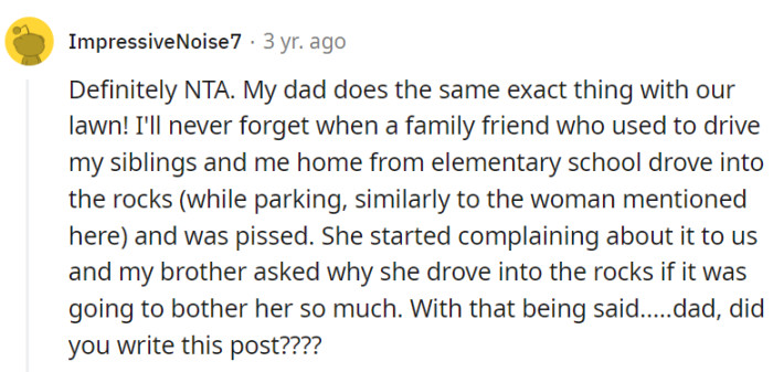 Did their dad ghostwrite the post? LOL!