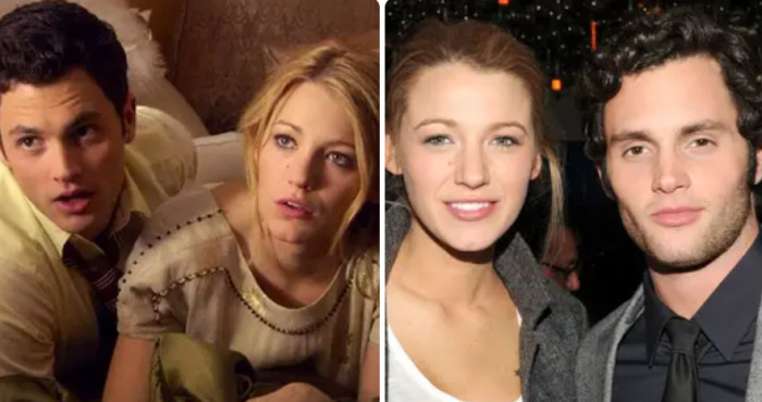 16. Penn Badgley and Blake Lively in Gossip Girl: