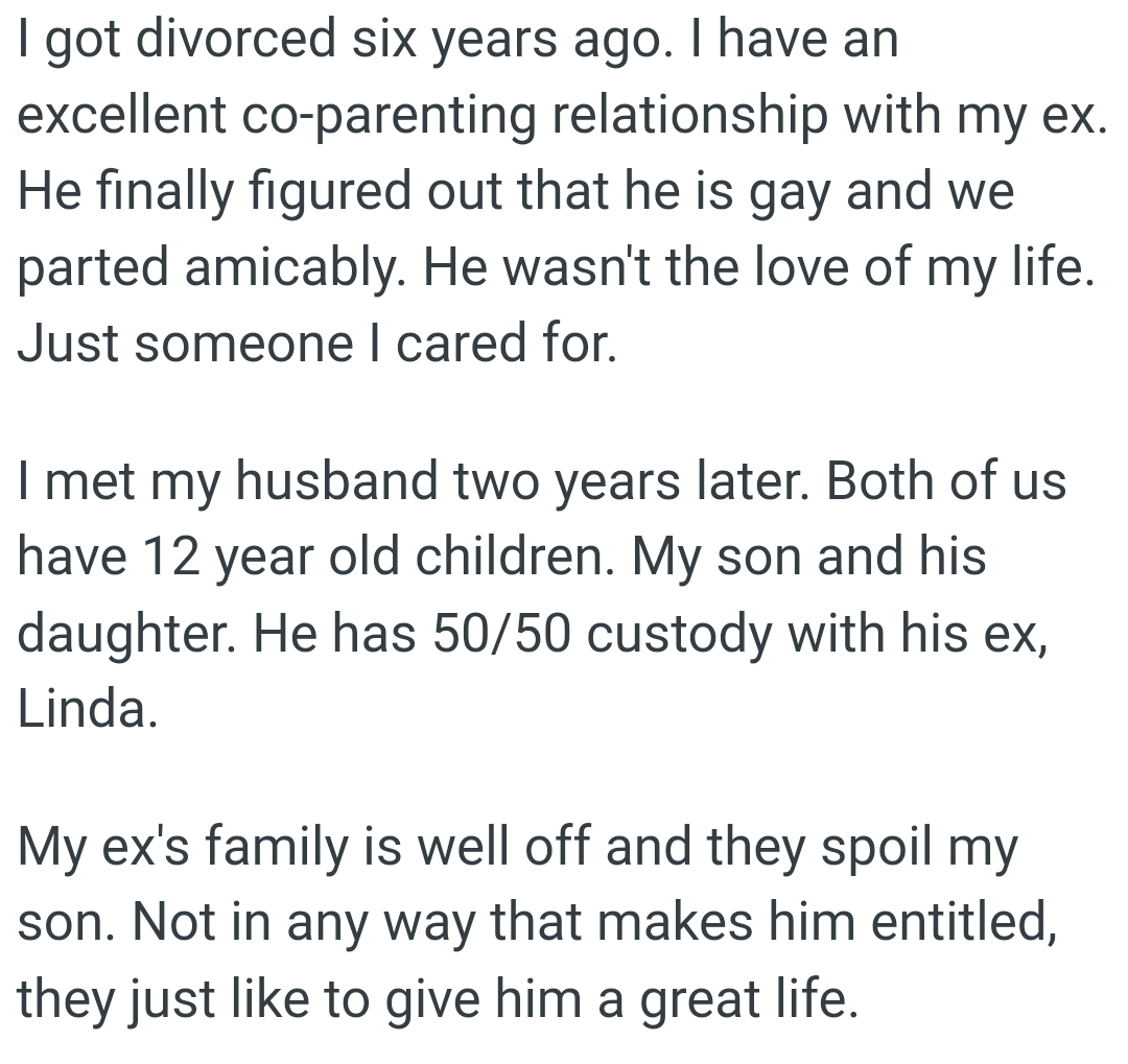 He wasn't the love of the OP's life, just someone she cared for