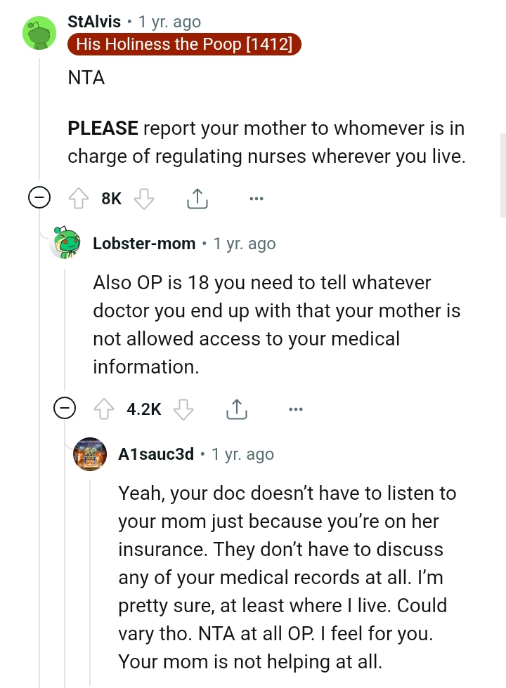 The Reddit Post Received Hundreds of Comments, and Here Are Some of the Most Upvoted Ones