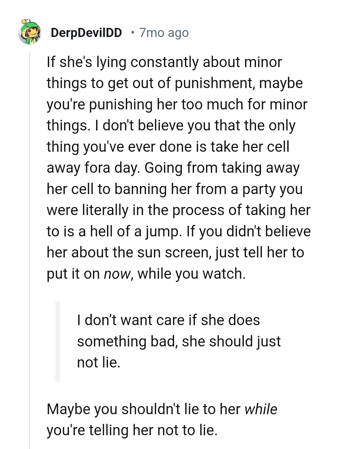 Being lied to constantly