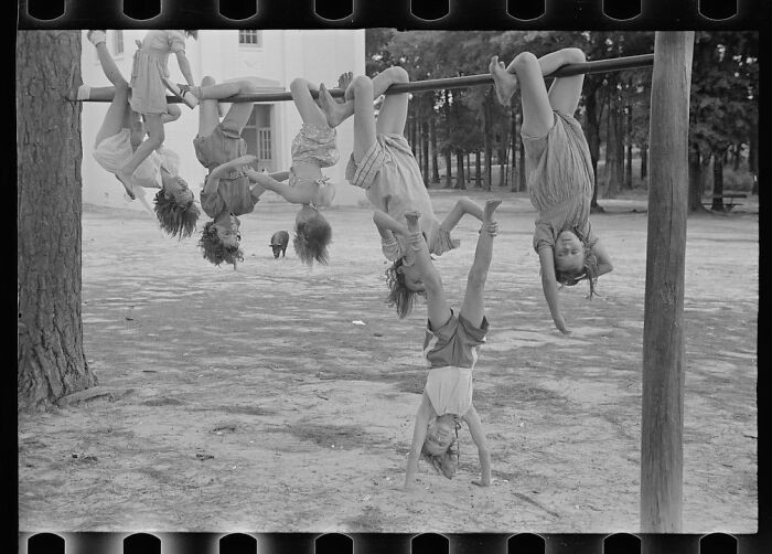 Playground Scene. Irwinville School, Georgia, 1938 May