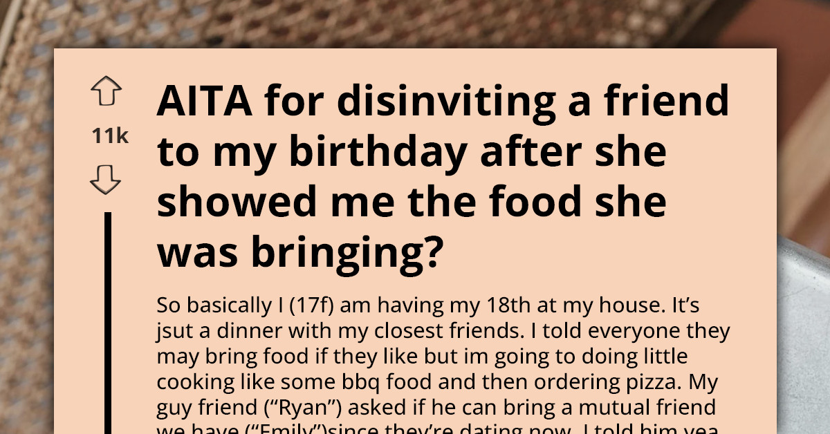 Guest Refuses To Attend Birthday Party Unless Allowed To Bring Nut Dessert Despite Allergies