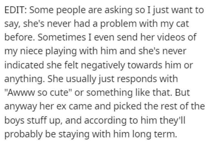 OP provided a couple of edits to the original story