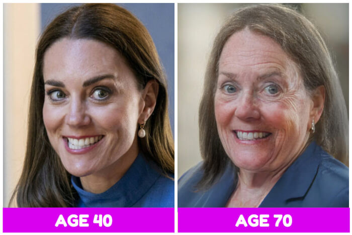 11. Kate Middleton looks absolutely identical and has the same smile that you can recognize her by.