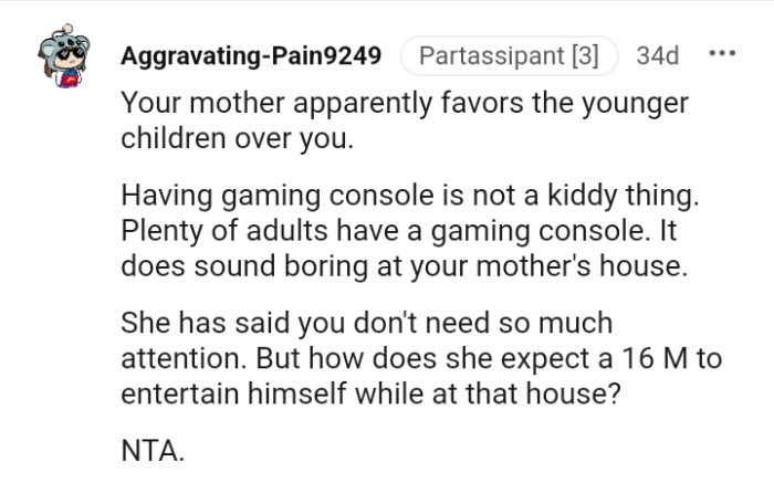 Having a gaming console is not a kiddy thing