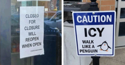 55 Funniest Signs People Had To Photograph