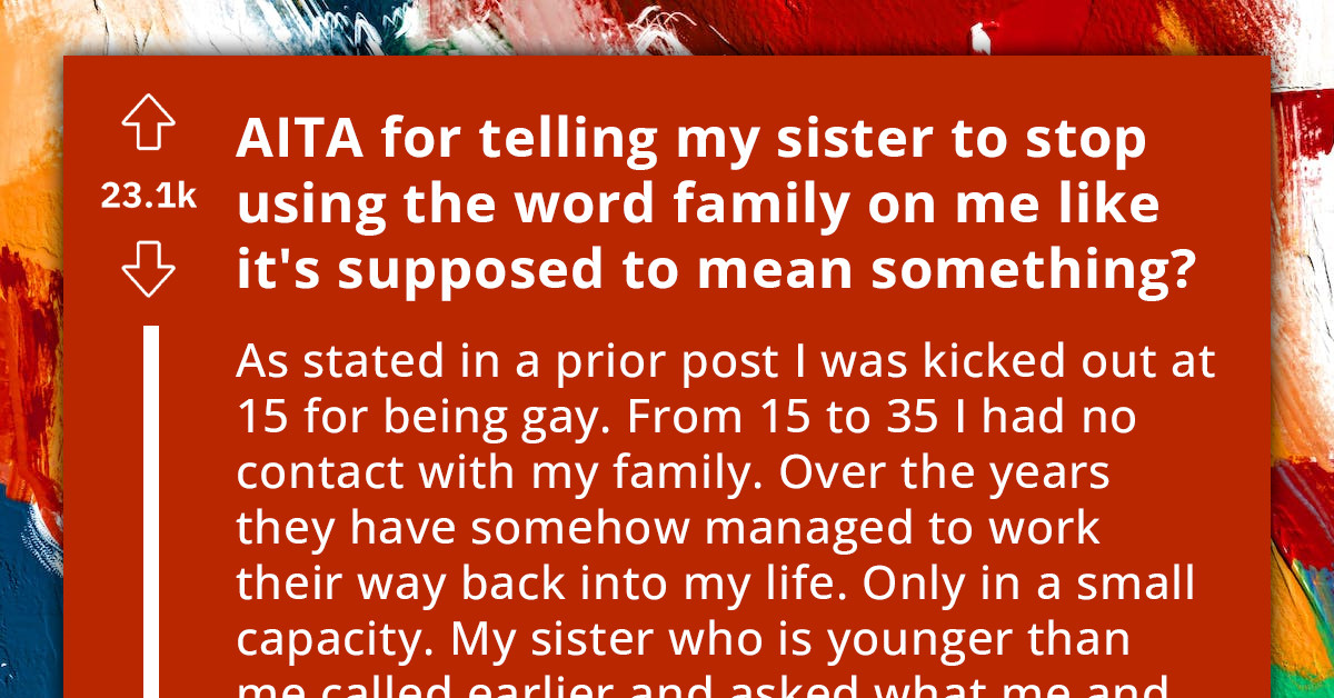 Homophobic Family Kicks Out Their Minor Gay Son Out Of Fear That He Will Influence His Younger Siblings, Tries To Reconnect Two Decades Later To Save Face