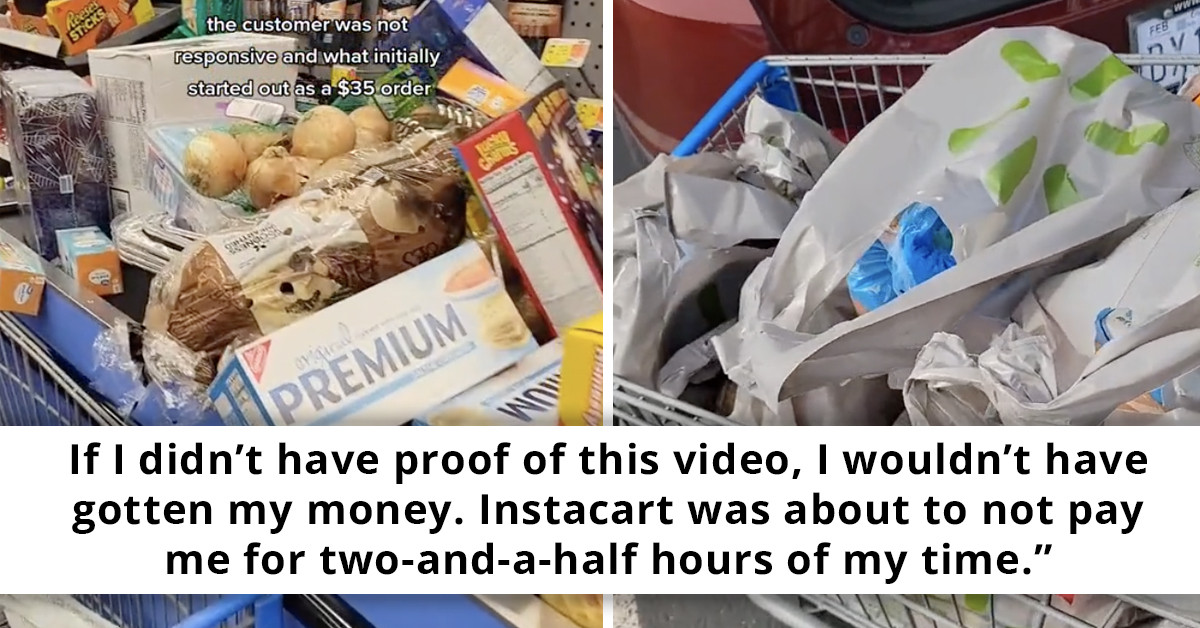"Don't Try to Bait and Switch': Instacart Shopper Uses a Video to Prove That Customer Lied About Not Receiving a $500 Order