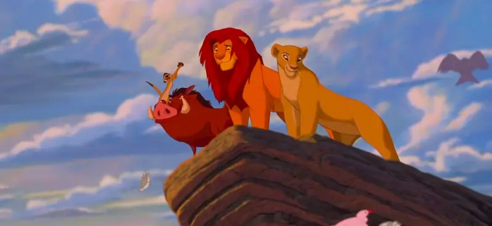 10. The final moments of The Lion King released in 1994