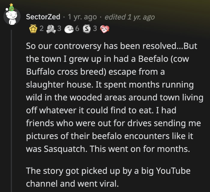 14. That Beefalo is a legend and it deserves all the attention