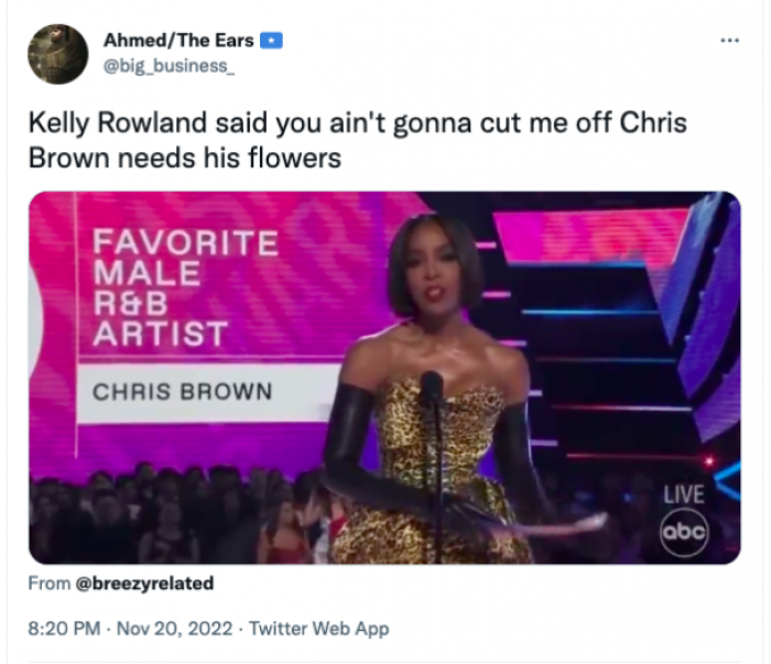 Kelly was having none of it!