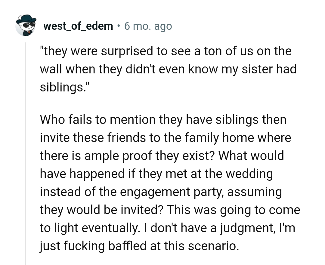 What Would Have Happened If They Met at the Wedding Instead?