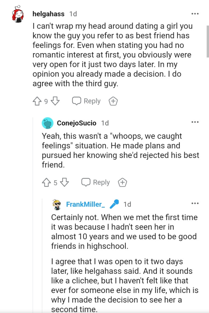 For this Redditor, the OP has already made his decision as they agree with the third guy.