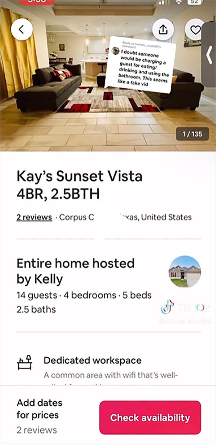 When commenters doubted how real the video was, the TikToker replied by posting more details.