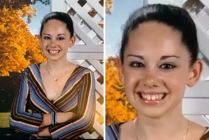 "Thankfully My Eyebrows Grew Back. 2004, Freshman Year"