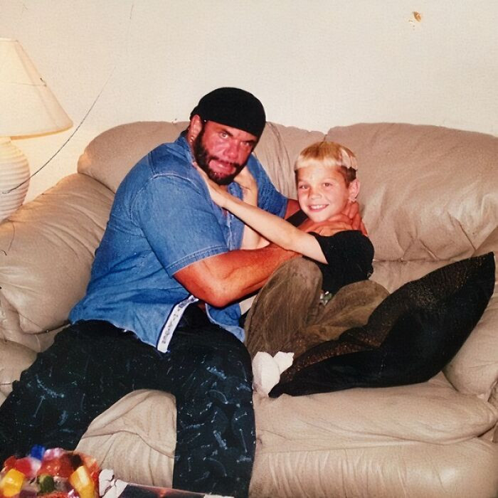 "My Sister Dated Macho Man Randy Savage Back In The '90s. This Is Me With Him"