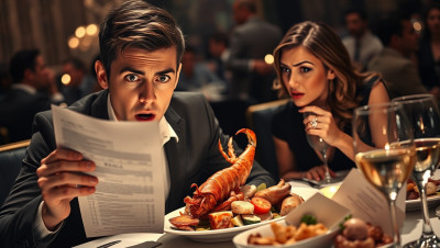 Date Orders Pricey Dishes Without Asking - AITA for Refusing to Split the Bill Evenly?