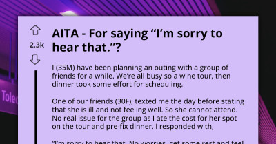 Man Confused After Polite Response to Sick Friend Sparks Backlash