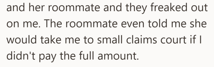 The conversation shifts fast from discussion to legal threats.