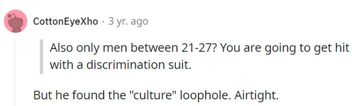 A loophole has been found!