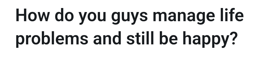 The OP Drops the Question