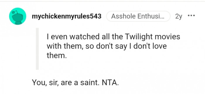 For this Redditor, the OP is a saint