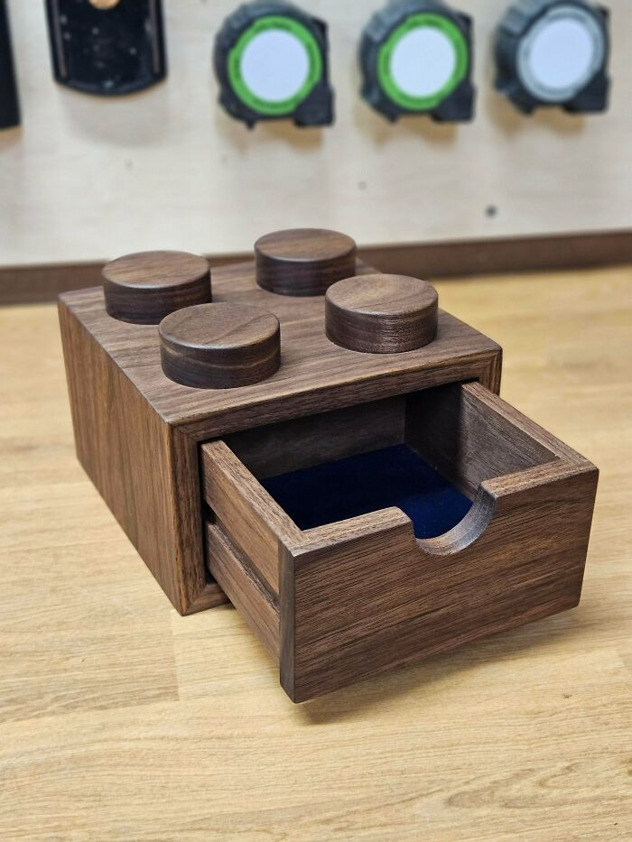 "Finished 10:1 LEGO Brick Drawer For My 2-Year-Old Nephew"