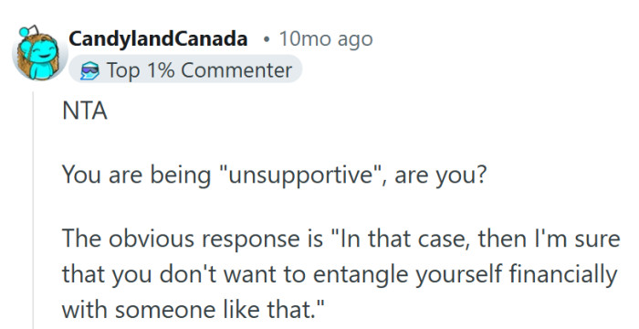 Financial trust goes both ways.