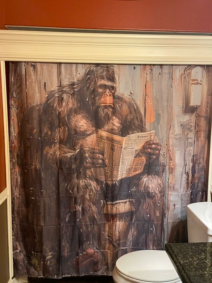 "Internet Shower Curtain"