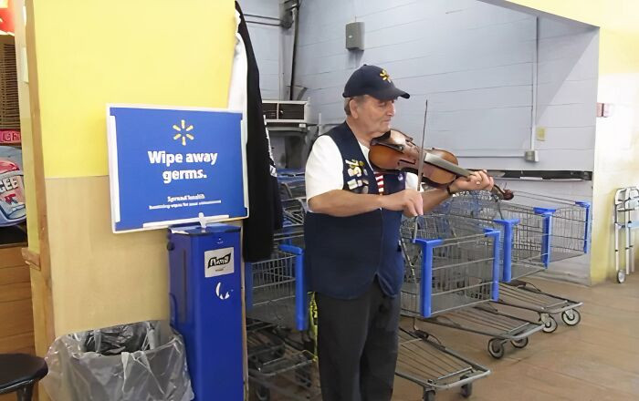 "This Walmart Greeter"
