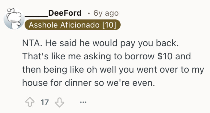 Proof that even a ten dollar comparison can make a forty thousand dollar twist look downright ridiculous.