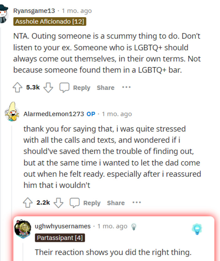 The first comments here are perfect and show just how OP was thinking and what people were thinking in the comments as well.