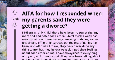 Teen's Chill Reaction To Parents' Divorce Leaves Them Shocked And Calling Her Heartless