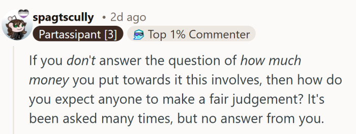 A few voices wanted the full picture before choosing sides, and the unanswered question about the cost stuck out.
