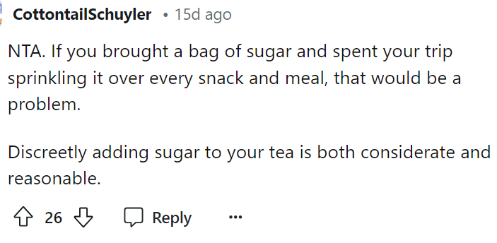 It seems like pretty much everyone in the comments section thinks that OP is NTA, and we agree.