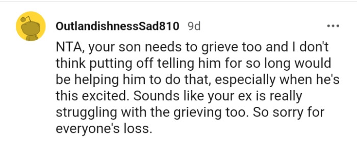 Sounds like your ex is really struggling