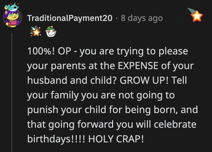 OP needs a shiny, new spine