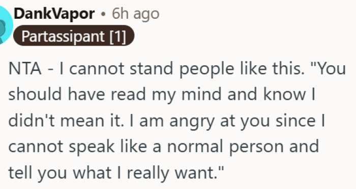 Taking someone at their word shouldn't be a punishable offense